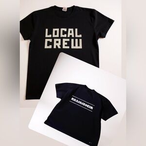 Local Crew Black medium rammstein staff only tour no merch  rate